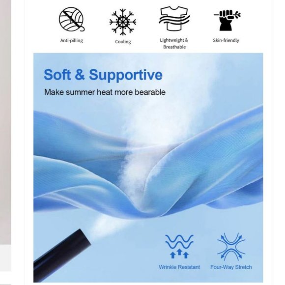 IcyAir™ Collared Plunge Neck Crop - Picture 5 of 6